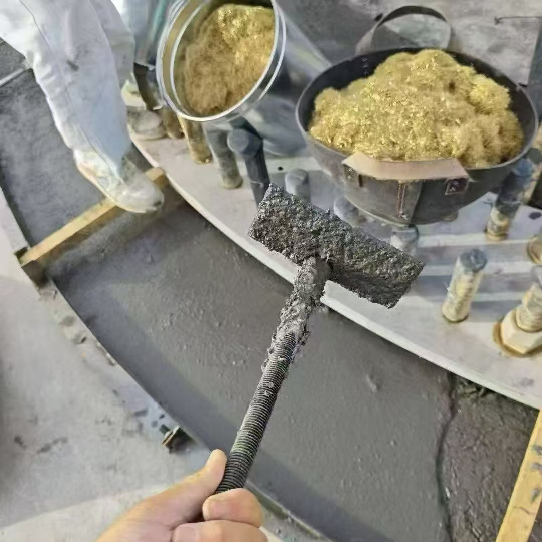 青州C120钢纤维高强无收灌浆料 轧机压缩机汽轮机发电机锻压设备底座灌浆材料